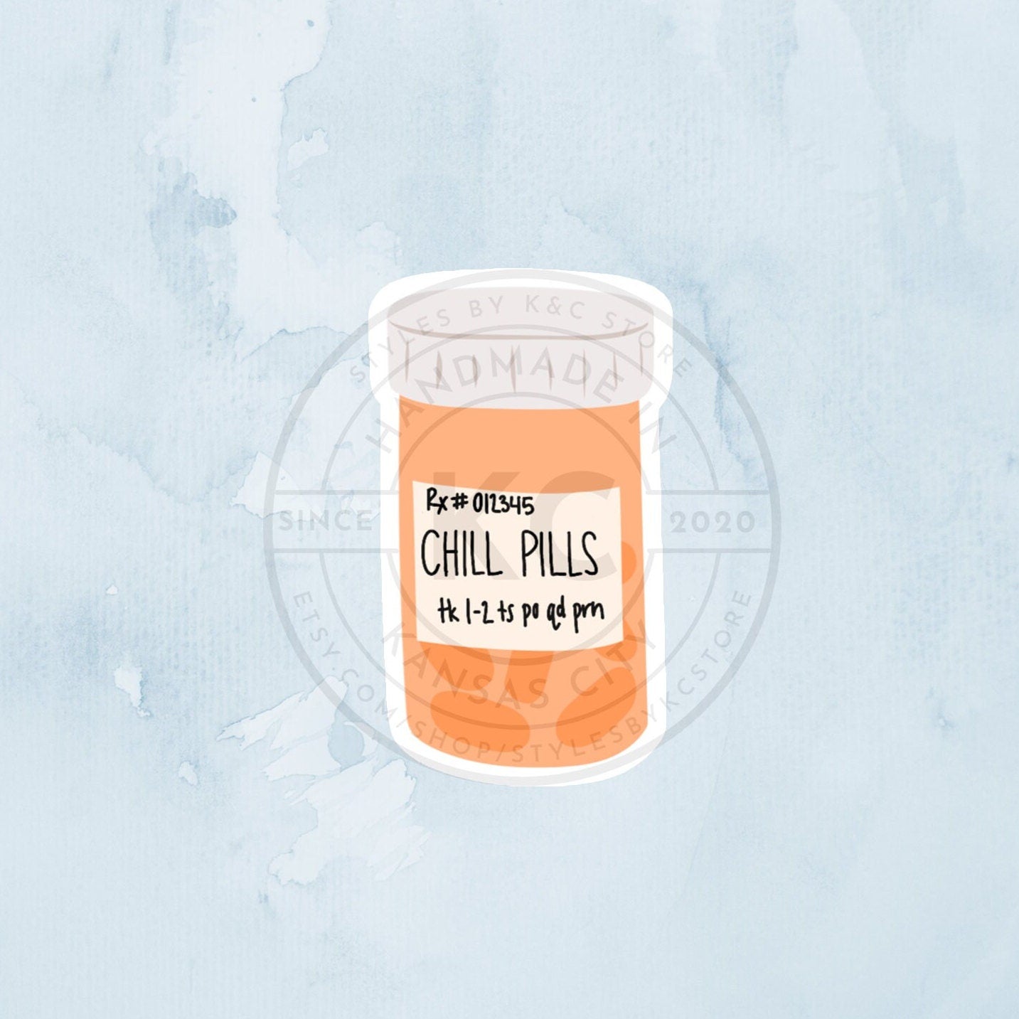 Chill Pill Sticker 