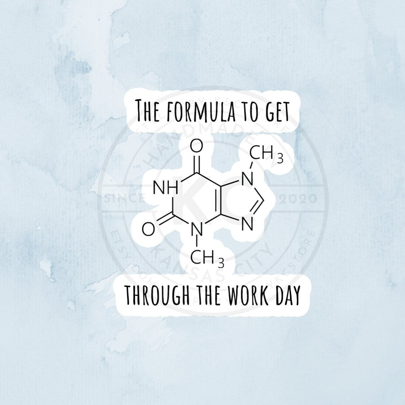 Caffeine Skeletal Formula 