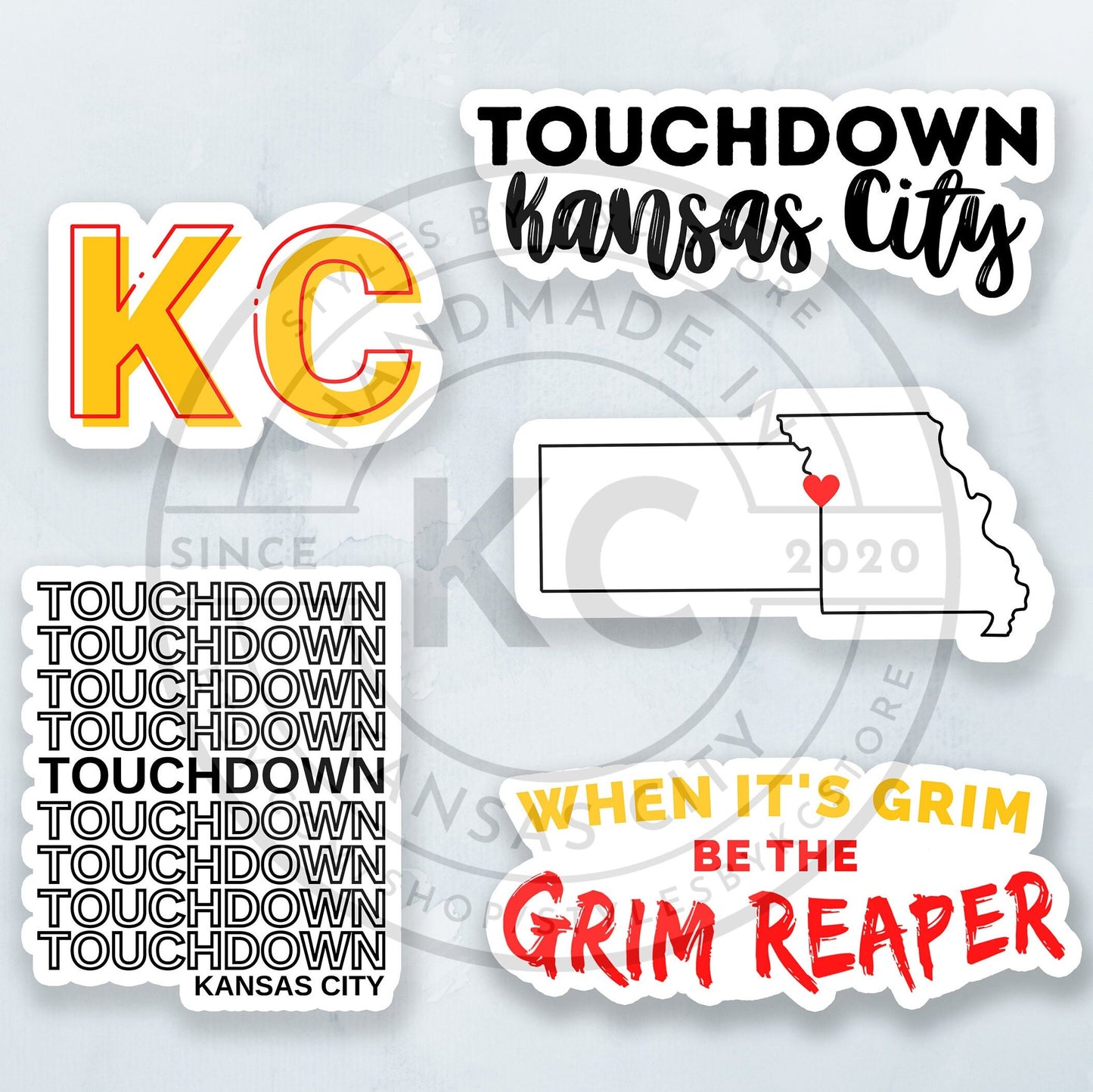 Kansas City Inspired Sticker Pack 